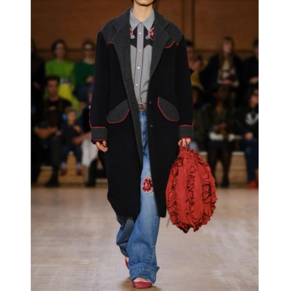 Molly Goddard Meredith Plaid Button-Up Shirt Black Gingham US 6 NWT MGAW24-41 - Picture 3 of 17